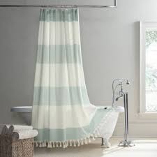 Buy modern shower curtains and get the best deals at the lowest prices on ebay! Ugg Napa Yarn Dyed Stripe Shower Curtain In Agave Bed Bath Beyond