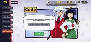 Enter your redemption code and call of duty mobile uid to collect your reward in the game! Inuyasha Awakening Redemption Code List Of Gift Codes Mrguider