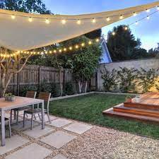 41 Shabby Chic And Bohemian Garden Ideas Matchness Com Patio Shade Backyard Shade Small Backyard Landscaping