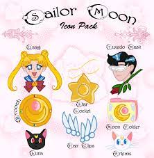 Sailor Moon Icon Pack By Kirei Kaze On Deviantart Moon Icon Sailor Moon Icon Pack