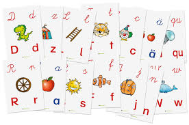 Stundenplan 1 stundenplan vorlage (bunt) mit 5. Abc Lernplakate A4 Plakate Mit Buchstaben Anlauten Und Zeichnungen 37 Stuck Montessori Lernwelten Der Shop Fur Montessori Material