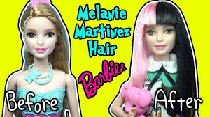 Melanie Martinez Hairstyle For Barbie Doll Diy Barbie Hairstyles Mak Barbie Dolls Diy Diy Doll Barbie Diy