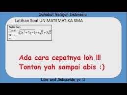 Check spelling or type a new query. Cara Mengerjakan Soal Logaritma Un Sma Pesat Id