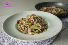 Pasta ai funghi e panna. Tagliatelle Al Pistacchio Con Panna Funghi E Speck L Angolo Delle Prelibatezze