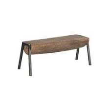 Banc Facon Buche Bois Et Metal L126cm Canada Pier Import Banc Banc Salle A Manger Buche De Bois Bout De Lit