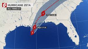While it hasn't formed yet, there is fairly high confidence. Hurricane Zeta Strengthens To Category 2 Force As It Bolts Toward Gulf Coast Accuweather