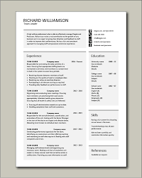 This team leader cv template is the copyright of dayjob ltd august 2010. Team Leader Resume Supervisor Cv Example Template Sample Jobs Work