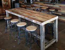 Reclaimed Wood Bar Table Restaurant Counter Community Communal Etsy In 2020 Wood Bar Table Pub Table Sets Reclaimed Wood Bars
