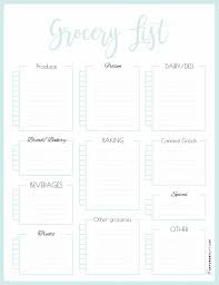A list of gluten free foods to print and take shopping: Cute Helpful Printable Grocery Shopping List Template
