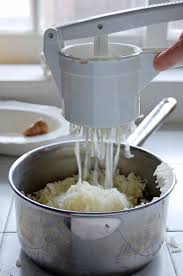 Kitchen Tool The Potato Ricer Never Peel A Potato Again Potato Ricer Ricers Food Tool