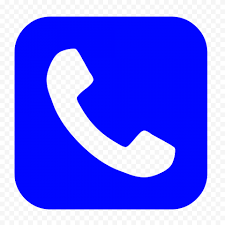 Hd Blue Square Phone Icon Png In 2021 Blue Square Phone Icon Icon