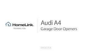 Select the homelink button you would like to program. Audi Owners Start Here