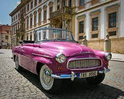 How Pink Was My Felicia Prague City Tours The Skoda Way Skoda Prague City Skoda Octavia Combi