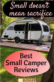 This is a great small rv for families with a 54 x 74 bed and bunks in the back. 15 Best Small Camper Trailers With Bathrooms Small Campers Small Camper Trailers Small Camping Trailer