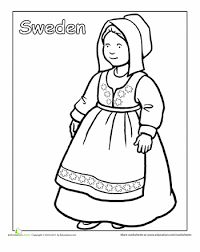 Color The Traditional Clothing Coloring Pages Detailed Coloring Pages Kids Around The World