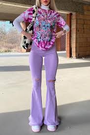 Great savings & free delivery / collection on many items. Mystery Solved Extreme Bell Bottom Jeans Lavender Jeans Fashion Nova