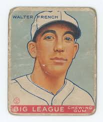 1933 Goudey Walter French. #177