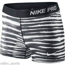 Adebay New Black-white 010 S Nike Pro 30 Women Compression Print Shorts Small Nike Pros Nike Pro Shorts Nike Spandex Shorts