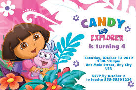 Dora The Explorer Invitations Templates Free Explorer Invitation Party Invite Template Birthday Party Invitations Free