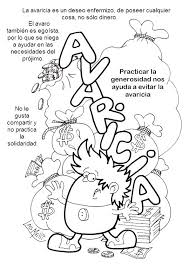 Dibujos De Los Pecados Capitales Rayito De Colores Sunday School Crafts Kids Faith Bible Crafts
