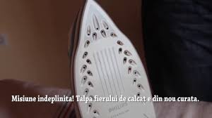 Special ajutand la curatarea talpii fierului de calcat.instructiuni : Cum Se Curata Fierul De Calcat Youtube