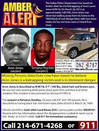 3 28 2013 Good News Aron Jones Has Returned Home Unharmed Police Are Investigating If There Was A Kidnapp Dallas Police Department Dallas Police Amber Alert