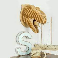 To spark your creativity and let your imagination travel back in time to the diverse jurassic era. Cardboard Sculpture Rex T Rex Head Cardboard Safari Wall