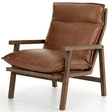 Jayden Modern Classic Tan Brown Leather Wood Arm Chair In 2020 Wood Arm Chair Armchair Chair