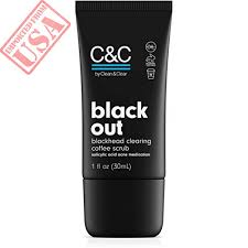 C C By Clean Clear Black Out Blackhead Clearing Coffee Facial Scrub With Salicylic Acid