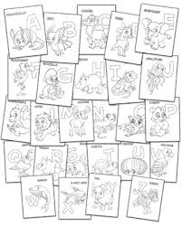 Download all (26) click on a worksheet in the set below to see more info or download the pdf. Alphabet Animals Coloring Pages By Wonderstruck Tpt