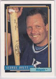 G) 1992 Topps Baseball Trading Card