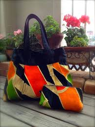 Kimono Obi Purse Bk413 Colored Bamboo Pleated Tote Bag Bags Purses Silk Bag