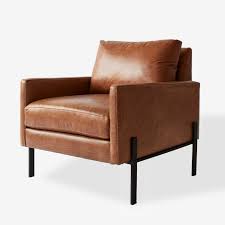 Gunnison Cognac Leather Chair Modern Leather Chair Leather Chair Leather Chair Living Room