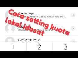 Cara Menggunakan Kuota Lokal Indosat Saat Di Luar Kota Registrasi Kartu Youtube