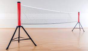 Featuring tennis, squash, and badminton. Retractor Portable Badminton Net System Gopher Sport