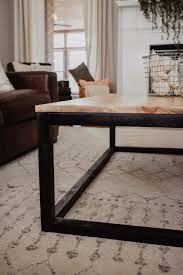 For a while now i had been thinking of making a coffee table with wheels. Diy Modern Industrial Coffee Table House On Longwood Lane