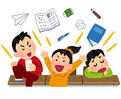 学級崩壊のイラスト（小学校） | かわいいフリー素材集 いらすとや
