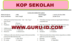 Soal Pkn Kelas 8 Semester 1 2 Beserta Jawabannya Kurikulum 2013 Uas Ukk Us Info Pendidikan Terbaru