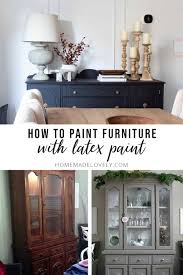 Essential paint tools & accessories. Painting Furniture With Latex Paint Grey Tweed Hutch