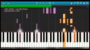 Sam Smith Lay Me Down Piano Cover And Sheets Youtube