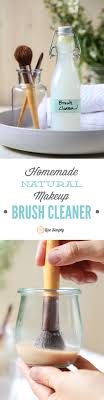 Mix Two Parts Antibacterial Dish Soap To One Part Of The Extra Virgin Olive Oil On A Clean P Makeup Brush Cleaner How To Clean Makeup Brushes Affordable Makeup