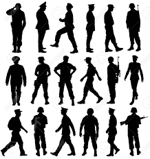 Large Collection Of Different Soldiers Vector Silhouette Illustration Royalty Free Cliparts Vectors And Stock Illustration Image 95709176 Скачайте векторную иллюстрацию military soldier character weapon symbols armor man silhouette forces design and american fighter ammunition navy camouflage sign vector illustration прямо сейчас. large collection of different soldiers vector silhouette illustration