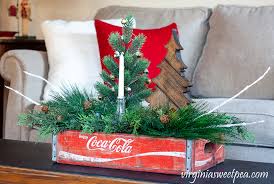 Get inspired with beautiful yet easy christmas table decorations that will wow your family and guests. Vintage Coke Crate Christmas Coffee Table Decor Sweet Pea
