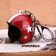 New Motorcycle Helmets Key Chain Women Men Cute Safety Helmet Car Keychain Bags Hot Key Ring Gift Jewelry Wholesale 17022 Key Ring Gifts Car Keychain Wholesale Jewelry