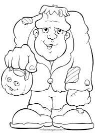 Free frankenstein coloring page printable. Halloween Frankenstein Printable Coloring Pages