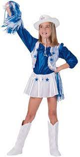 Like The Easy Design Though Too Baggy And The Colours Cheerleader Costume Kids Dallas Cowboys Cheerleader Costume Cheerleader Costume