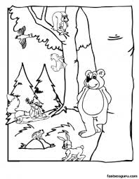 We have collected 39+ enchanted forest coloring page printable images of various designs for you to color. Printable Forest Animals Bear Coloring Page Free Kids Coloring Pages Printable