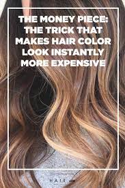 Want Expensive Looking Hair Discover The Balayage Hair Color Technique Called The Money Piece That Will G Money Piece Money Piece Hair Hair Color Techniques