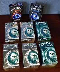 They have over a dozen different kinds with packaging to entice the younger smoker. Camel Cigarettes