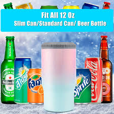 We did not find results for: Buy 4 In 1 Skinny Can Cooler For Slim Can Cooler Beer Hard Seltzer Stainless Steel Double Walled Vacuum Insulated Can Holder Fits 12oz Bottle Can Non Slip With Straw Pink Online